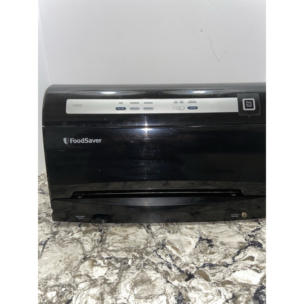 FOOD SAVER V3425 Vacuum Food Sealer Automatic Sealing System Tested